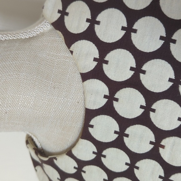Tory Burch Brown and White Patterned Dress - Picture 5 of 9
